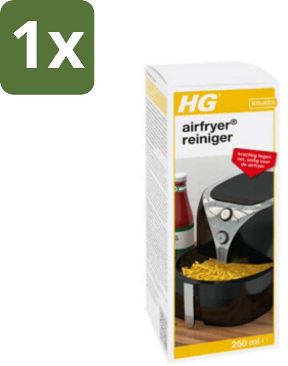 1 x HG Airfryer Reiniger 250 ml - Airfryer Reinigen - Vetresten Verwijderen - Airfryer Reiniger - Airfryer Schoonmaken - Hardnekkige Vetresten — afbeelding 1