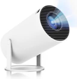 EXCITAT Miniprojector - 4K Full HD 1080P-projector - Draagbaar - Ondersteunt WiFi en Bluetooth-connectiviteit - Wit — thumbnail 1