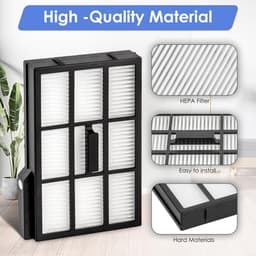5-pack Vervangende HEPA-filters geschikt voor Eufy Omni E28/Omni E25 robotstofzuiger - Stofzuiger onderdeel - stofzuigerfilters - Stofzuigeraccessoires — thumbnail 4