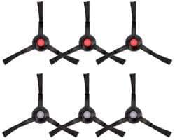 6 Stuks Zijborstels geschikt voor Eufy Omni E25/E28 robotstofzuiger - Stofzuiger onderdeel - Zijborstels - hoekborstel accessoireset - stofzuiger opzetborstels - randveegborstels
