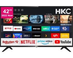 HKC HV42F1 - 42 inch (106 cm) Smart TV – Full HD – VIDAA – Netflix & Disney+ – Triple Tuner