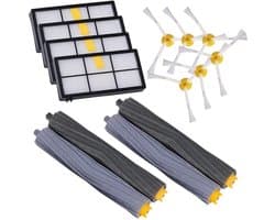 BukkitBow - XL Set Reserve Onderdelen voor Irobot Roomba 800/900 Serie - Luxe Set bestaande uit HEPA Filter / Borstel / Zijborstel - 14 Delige Set