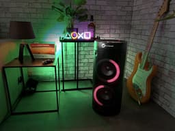 N-GEAR LGP 26R  - Draadloze Bluetooth Party Speaker - Karaoke set - 1 Microfoon - Discoverlichting — thumbnail 3