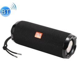 T&G TG191 10W waterdichte Bluetooth-luidspreker Stereo dubbel diafragma Subwoofer Draagbare audio FM-radio (zwart)