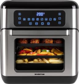 Inventum GF1200HLD Airfryer Oven XXL - 12L - 8 programma's - 80-200 °C - Tot 6 personen - Zwart/RVS — thumbnail 2