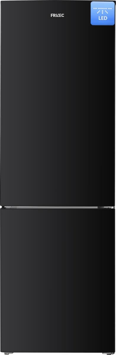 Frilec BONN325-040CB - Koelvriescombinatie - Energielabel C - 5 Jaar Garantie - 315 Liter - Zwart — afbeelding 1