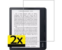 Screenprotector - Folie Geschikt voor Kobo Sage - 2 Stuks - Ultra Clear - Bescherm Folie - Soft TPU - Screen Protector