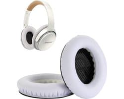 Set Oorkussens geschikt  voor Bose QuietComfort 35 ii / 35 / 25 / 15 / 2 / Soundtrue - Soundlink Around-Ear AE2 / AE2W / AE2I - Oorkussens voor koptelefoon - Ear pads headphones wit