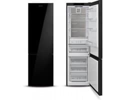Vestfrost Koel-Vriescombinatie VR-FB383-2H0B - No*Frost - Zwart Glasdeur - 367 L - MaxiFresh Lade - 0 °C Lade - Alarm