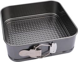 Ziva vierkante bakvorm met veer (20 x 20 x 6,5cm) - Ideale accessoire voor ovens, Instant Pot multicookers & Instant Vortex Airfryers — afbeelding 1