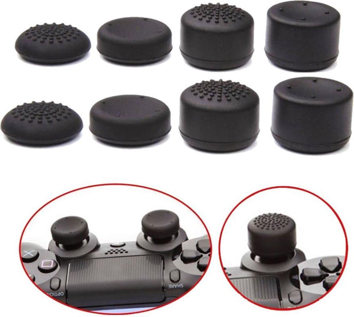 Thumb grips | Controller Thumb Grips | Joystick Cap | Set Van 8 — afbeelding 1