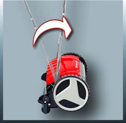 Einhell Kooimesmaaier GE-HM 38 S-F - Maaibreedte: 38 cm - Aanbevolen gazonoppervlakte: tot 250 m² - 26 L opvangbak - Maaihoogte: 13-38 mm — thumbnail 4