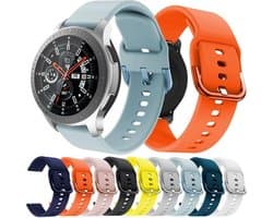 Fungus - 9 Pack - Smartwatch bandjes - Geschikt voor Samsung Galaxy Watch 6 (incl. Classic), Watch 5 (incl. Pro), Watch 4, Watch 3 41mm, Active 2 - Horloge 20mm - Siliconen