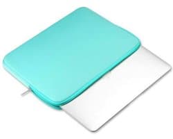 Neopreen Soft Sleeve Voor de Apple Macbook Air / Pro (Retina) 13 Inch - 13.3" Laptop Case - Bescherming Cover Hoes - Turqouise