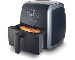 FRITEL Airfryer SnackTastic® 5804 – Airfryer / Heteluchtfriteuse 3,2L – 1450W – Voor 2-5 Personen – Digitaal Touchscreen – 8 Programma’s – Compact – Soft Leder Look – Zwart