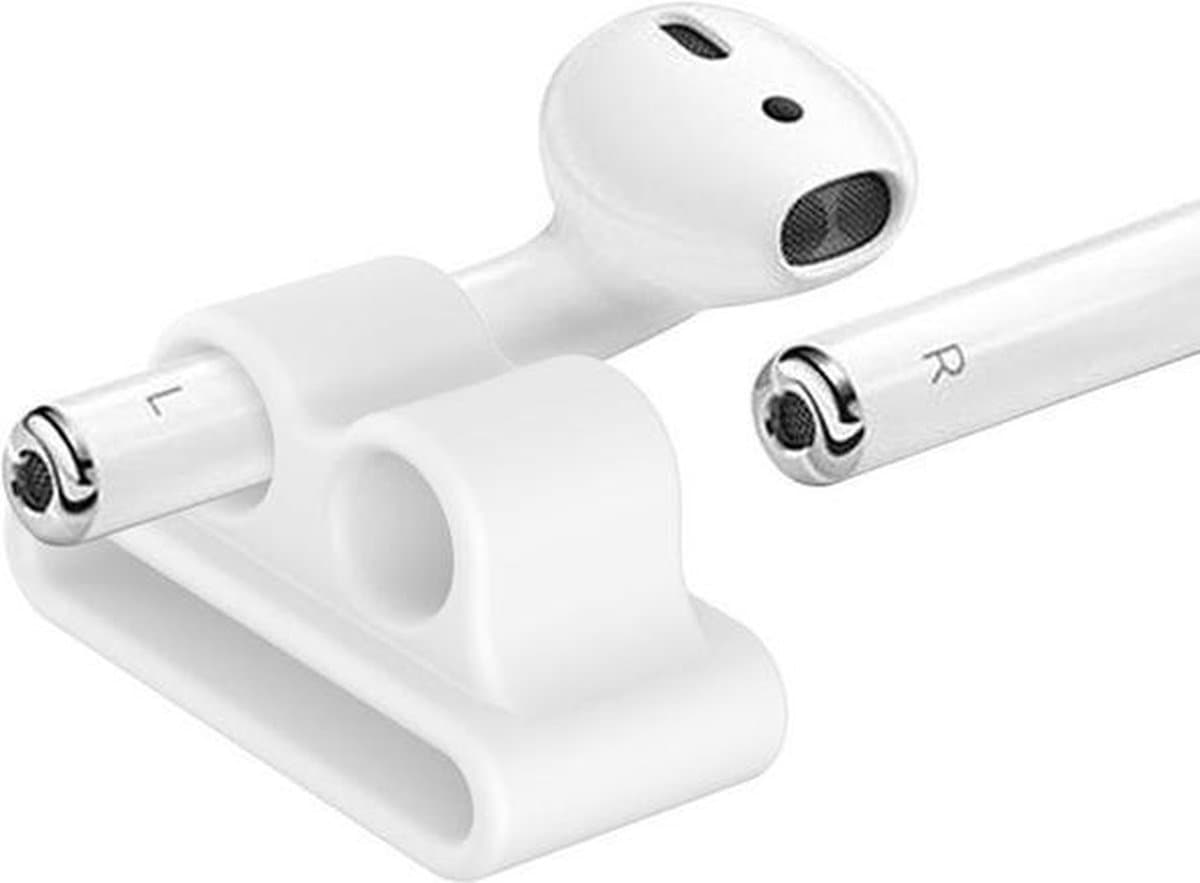AirPods horlogebandhouAirPods horlogebandhouder - Wit | Geschikt voor Apple Airpod-accessoireshouder voor oefeningen | Beveilig veilig uw AirPods op uw polsband — afbeelding 1