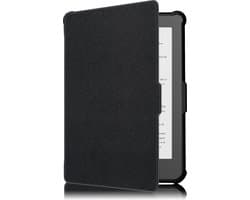 Hoes Geschikt voor Kobo Clara HD - Luxe E-reader Bescherm Case - Hoesje Book Cover - Zwart