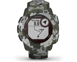 Garmin Instinct Solar - Smartwatch - Robuust GPS Sporthorloge - Zon Oplaadbaar - 45mm - Groen Camo Edition