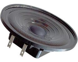 Visaton K 64 WP - 8 Ohm 2.5 inch 6.4 cm Mini-luidspreker 2 W 8 Ω Zwart Kunststof membraan