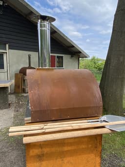 BEEK - Corten 90 - pizzaoven - houtgestookt - Cortenstaal - tot 4 pizza's tegelijk — thumbnail 3