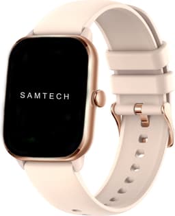 SAMTECH Smartwatch Ultra Thin Pro- Dames & Heren – horloge - Stappenteller, Calorie Teller, Slaap meter, HD – IOS & Android - Rose Goud — thumbnail 1