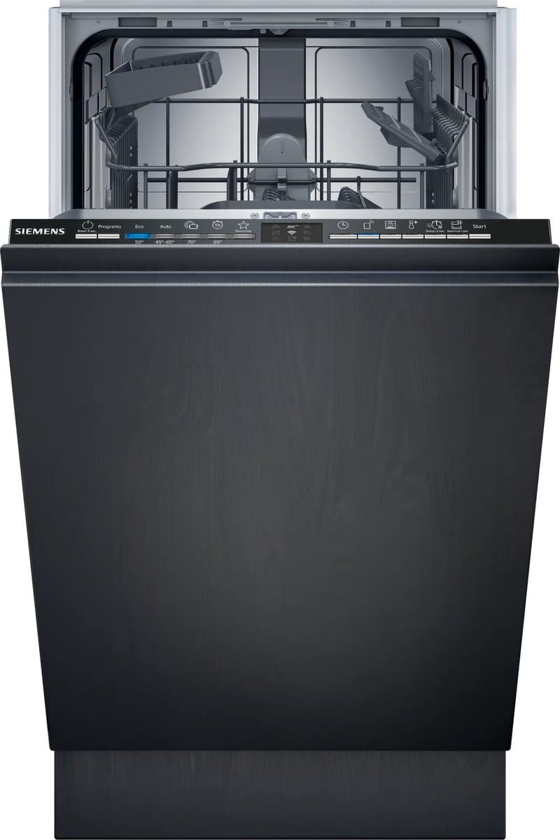 Siemens SR61HX16KE - iQ100 - Vaatwasser- Inbouwvaatwasser - 45 cm - Smal model - Energielabel E - Home Connect - varioSpeed Plus: je vaat tot wel drie keer zo snel schoon -infoLight — afbeelding 1