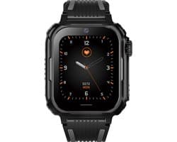 Wiesba WB39B - smartwatch kinderen - gps horloge kind - kinderhorloge bellen - gps tracker kinderhorloge - kinderhorloge met gps - kinderhorloge - Zwart