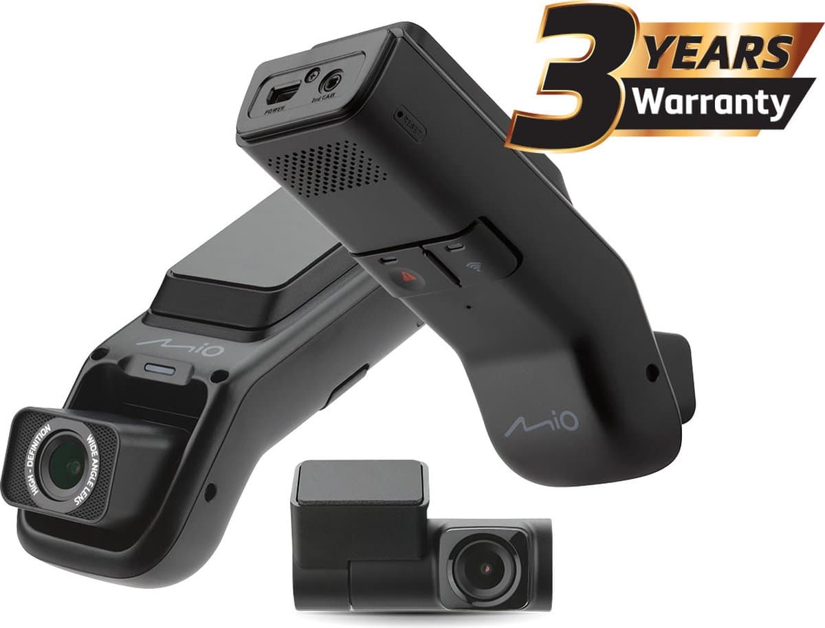 Mio MiVue J756DS Full HD dual dashcam - Wi-Fi - GPS en flitspaal-informatie - achterruitcamera — afbeelding 1