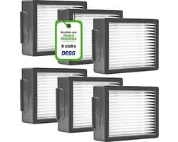 DEGG® - Hepa Filter - Geschikt voor iRobot Roomba - i1 i3 i3+ i4 i4+ i5 i5+ i6 i6+ i7 i7+ i8 i8+ e5 e6 e7 - Jaarpakket - VOORDEEL-VERPAKKING - 6 STUK(S)