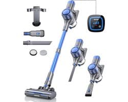 BuTure Cordless Vacuum Cleaner, 33Kpa 450W Powerful Stick M, Blue