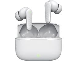 DirectGoods® Draadloze Oordopjes – Bluetooth Oordopjes – Oortjes draadloos – Oordopjes draadloos - Noise cancelling - Universeel – Wit