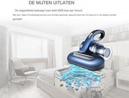 Matrasreiniger - Matras stofzuiger - Matrasreiniger stofzuiger - Blauw — thumbnail 2