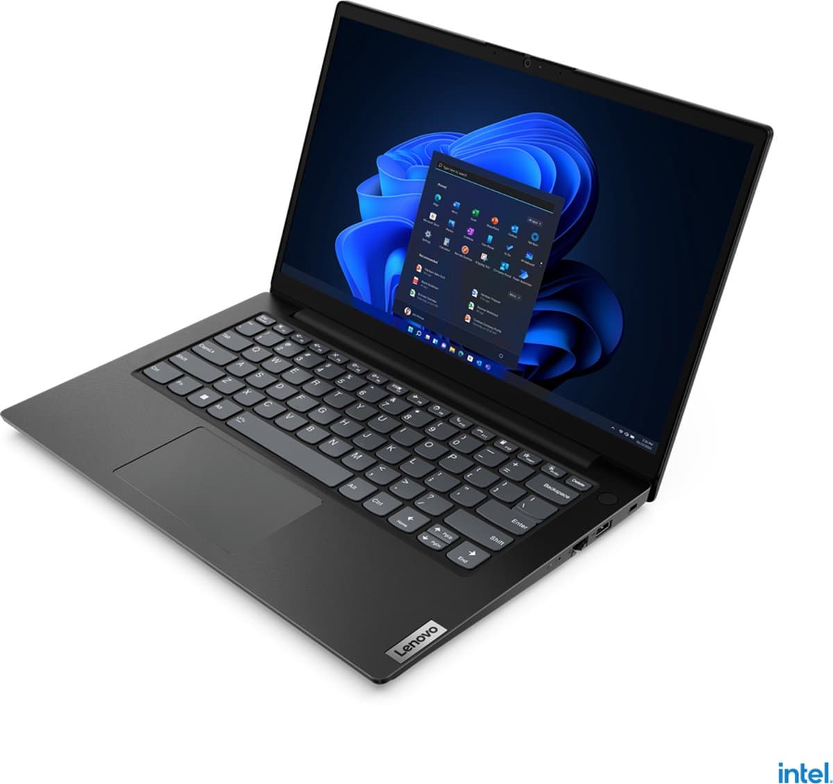 Lenovo V14 G4 IRU Intel® Core™ i5 i5-13420H Laptop 35,6 cm (14") Full HD 16 GB DDR4-SDRAM 512 GB SSD Wi-Fi 5 (802.11ac) Windows 11 Pro Engels Zwart — afbeelding 1