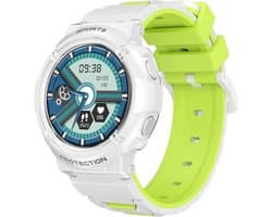 Smartwatch Kinderen - Waterdicht - Stappenteller - Hartslag - Wit