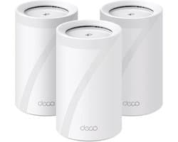TP-Link Deco BE65 - Mesh WiFi - WiFi Versterker - WiFi 7 - 9300 Mbps - 3-Pack