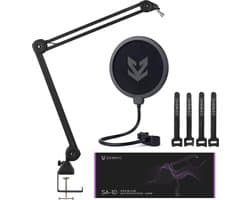 Sensic SA 10 Microfoon Arm met Popfilter - Microfoon Standaard - Boom Arm - Statief - Extra lang