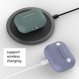 *** Geschikt voor Airpods Pro - Siliconen Bescherm Hoes - Airpods Pro Case - Airpods Beschermen - van Heble® *** — thumbnail 2