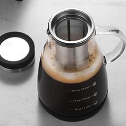 Cold Brew Koffie Maker - Slow Coffee - Borosilicaat Glas - 0.9 Liter - Uitneembare Filter — thumbnail 4