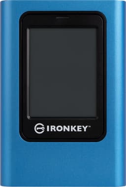 Kingsong IronKey Vault Privacy 80 960 GB Externe harde schijf (3,5 inch) USB-C Blauw IKVP80ES/960G — thumbnail 5
