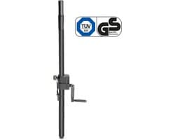 Gravity SP 2472 B - Tussenpaal, M20 voet, met wind-up systeem - zwart