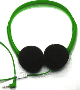 DKT Eduline BL lichtgewicht hoofdtelefoon Groen "duurzaam" draaibare schelpen (schoolklas, school, onderwijs) DKT-KT867GRS — thumbnail 2
