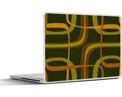 Laptop sticker - 14 inch - Jaren 70 - Retro - Groen - 32x5x23x5cm - Laptopstickers - Laptop skin - Cover