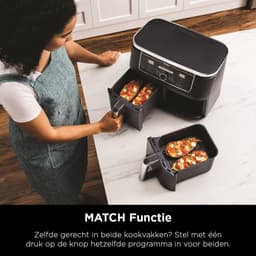 Ninja Dubbele Airfryer XXL - 9.5 Liter - 2020 Model - Dual Zone Technologie - AF400EU — thumbnail 4