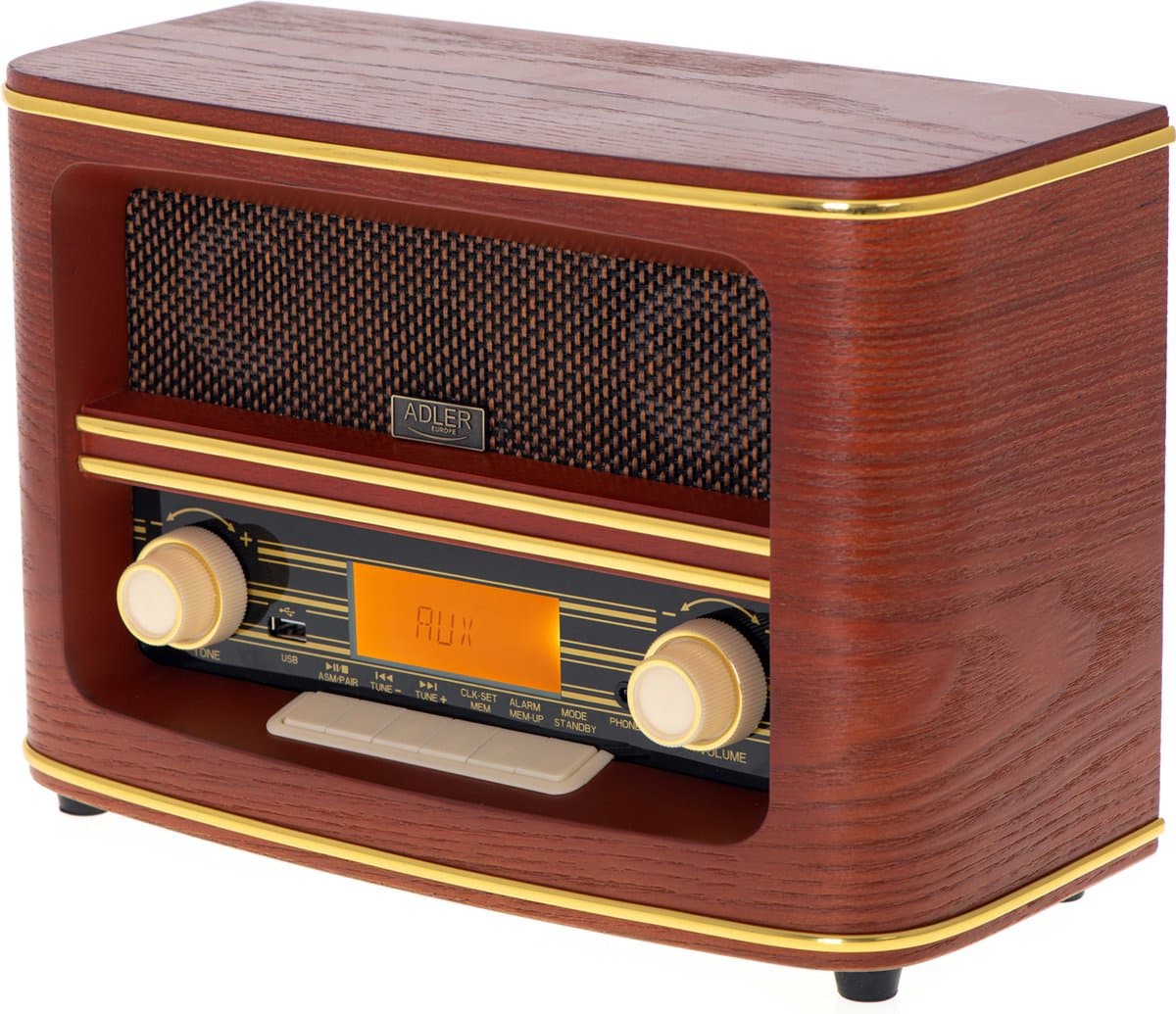 Adler AD 1187  - Retro radio - met bluetooth 5.0 — afbeelding 1