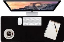Muismat - Gaming Mousepad XXL - Game Muismat - Onderlegger - Grote Muismat - Anti Slip - Desktop Mat - Zwart - 90x40 CM - Rheme — thumbnail 4