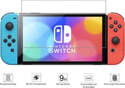 Beschermglas Geschikt voor Nintendo Switch OLED Screenprotector Tempered Glass - Screenprotector Geschikt voor Nintendo Switch OLED Screen Protector — thumbnail 4