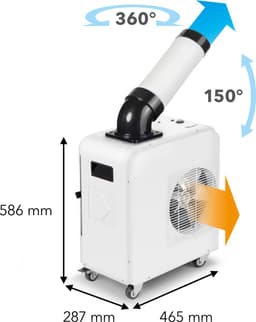 TROTEC Spotcool airconditioner PT 2000 SP — thumbnail 4