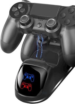 Dubbel Dock Lader Voor Controller  PS4 Slim PS4 Pro - Charger Controller PS4 - Laadstation PS4 — thumbnail 2