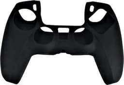 Playstation 5 Controller Skin - PS5 Silicone Hoes - Playstation 5 Accessoires - Cover - Hoesje - Siliconen skin case - Zwart — thumbnail 1