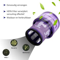 HEPA-filter - 3 stuks - Geschikt voor Dyson V11, SV14 en V15 steelstofzuigers — thumbnail 5